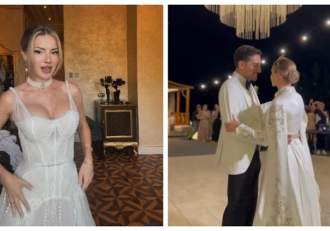 Otilia Bilionera și soțul ei, dansul mirilor. Cum a arătat momentul celor doi. Imagini superbe de la nuntă | FOTO