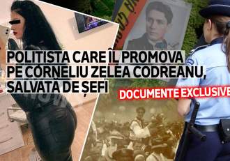 Polițista care îl promova pe Corneliu Zelea Codreanu, salvată de șefi | Documente exclusive