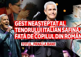 Gest neașteptat al tenorului italian Safina, față de copilul din România | Totul, până la bani!