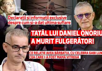 Tatăl lui Daniel Onoriu a murit fulgerător! Ce relație avea bărbatul cu celebra Gabi Luncă, cea care i-a fost mamă (…)