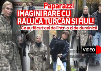 Imagini rare cu Raluca Turcan și fiul! Ce au făcut cei doi într-o zi de duminică