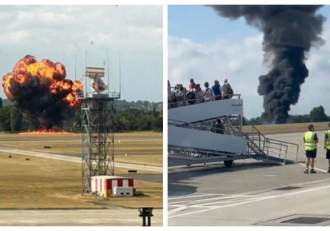Încă un accident aviatic. Un avion s-a prăbușit pe un aeroport din Marea Britanie | FOTO