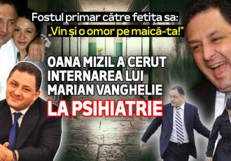 Fostul primar către fetița sa: „Vin şi o omor pe maică-ta!” | Oana Mizil a cerut internarea lui Marian Vanghelie la (…)