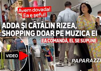 Avem dovada! Ea e șeful! Adda și Cătălin Rizea, shopping doar pe muzica ei! Ea comandă, el se supune | PAPARAZZI