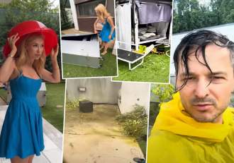 Andreea Bălan și Liviu Vârciu, afectați de vijelia de astăzi! Cum arată casele lor după furtuna teribilă: „E distrusă”