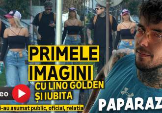 Primele imagini cu Lino Golden și iubita. Cei doi și-au asumat public, oficial, relația