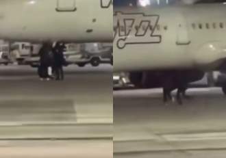 Mărturia unui pasager al avionului alergat de cei doi români în Koln. Disperarea lor ar fi justificată