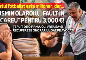 Fostul fotbalist este milionar, dar... Cosmin Olăroiu, „fault în careu” pentru 3.000 de euro! Țepuit de o firmă, Oli (…)