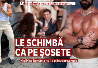 A dat rateu la Insula Iubirii și acum...Le schimbă ca pe șosete! Nici Miss România nu i-a plăcut prea mult