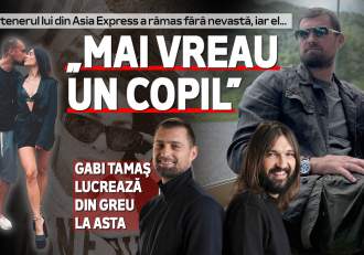 Partenerul lui din Asia Express a rămas fără nevastă, iar el...:„Mai vreau un copil”. Gabi Tamaş lucrează din greu (…)