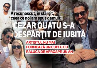 A recunoscut, în sfârşit, ceea ce noi am spus demult: Cezar Ouatu s-a despărţit de iubită. Artistul nu mai formează (…)