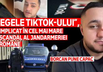 „Regele TikTok-ului”, implicat în cel mai mare scandal al Jandarmeriei Române | Borcan pune capac