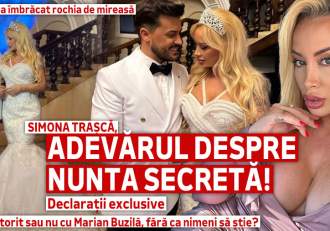 Simona Trașcă, adevărul despre nunta secretă! Blondina a îmbrăcat rochia de mireasă. S-a căsătorit sau nu cu Marian (…)