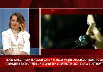 Prima apariţie după o lungă pauză. Rucsy, solista trupei Blaxy Girls, direct în platoul „Spynews TV”