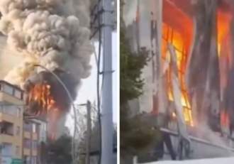Incendiu urmat de explozii într-un depozit de parfumuri din Turcia! Au murit șase persoane, iar una a fost rănită