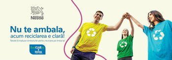 Nestlé România: Nu te ambala, acum reciclarea e clară!