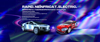 Dominic Marcu revine la Promenada Craiova cu Tesla Model 3 Performance și Cybertruck