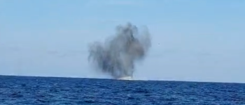 Dronă maritimă care punea în pericol navigaţia în Marea Neagră, neutralizată de scafandrii militari