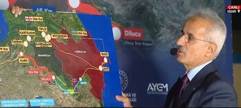 Turcia anunță demararea construcţiei unei linii feroviare care va face legătura cu Baku, via Armenia