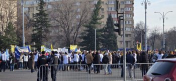 Profesorii au venit iar la Guvern și cer demisia ministrului Educației (Foto)