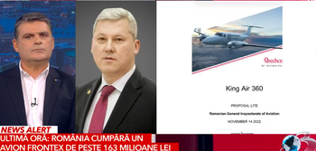 Guvernul achiziționează un avion FRONTEX care costă 164 milioane lei. Predoiu: Nu este un simplu avion de (…)