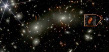 Telescopul Webb a descoperit o galaxie spirală masivă de la începuturile Universului