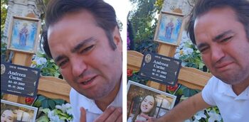 Igor Cuciuc, copleșit de durere la mormântul fiicei sale! Lucrul cel mai teribil pentru un părinte este să-și piardă (…)