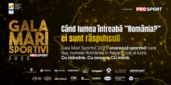 GALA MARI SPORTIVI 2025. O celebrare a performanței. Când lumea întreabă „România?”, ei sunt răspunsul