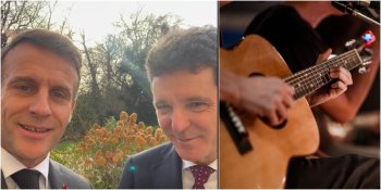 Ce melodie ne-a dedicat Palatul Elysee cu ocazia vizitei lui Nicușor Dan în Franța