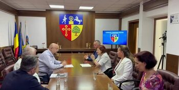 Constantin Rădulescu, președintele CJ Vâlcea, întâlnire cu prof. dr. Cătălina Poiană, președinte al Colegiului (…)