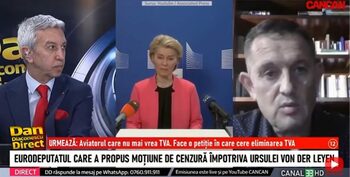 Gheorghe Piperea, europarlamentar AUR: „Moțiunea împotriva Ursulei von der Leyen nu are culoare politică”
