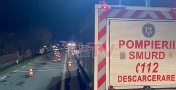 Grav accident rutier în Maramureș, urmat de un incendiu/ Un om a murit, altul e resuscitat, iar un al treilea este (…)