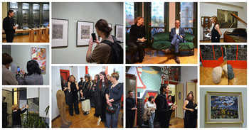 Întâlnire între arta contemporană și patrimoniul arhitectural. Expoziţia „Casa cu nări aurii” s-a deschis la Casa (…)