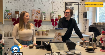 Când „darul” de la nuntă se transformă într-un mic business: Christine şi Andrei Tufan au deschis o cafenea de (…)