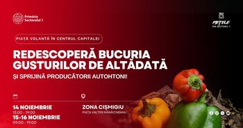 Weekend plin de gust și tradiție la Piața Volantă din zona Cișmigiu!