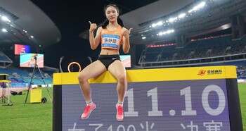 China are un nou sportiv fenomen ca Zhanle Pan: atleta Chen Yujie, de 16 ani, a alergat 100 de metri în 11.10 secunde!
