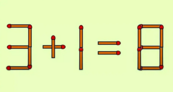 Test IQ pentru cei mai agili | Corectează ecuația 3+1=8 în 3 secunde