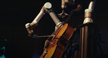 VIDEO „Robotul violoncelist” urcă pe scena GoTech World / Acesta a fost creat de un compozitor suedez