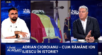 Adrian Cioroianu: Nicușor Dan trebuia să vină la funeralii
