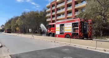 VIDEO/ Teavă de gaze, fisurată în Voluntari. 40 de persoane au fost evacuate dintr-un hotel