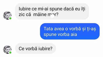 Bancul începutului de săptămână | ”Iubire, ce mi-ai spune dacă mâine mor?”