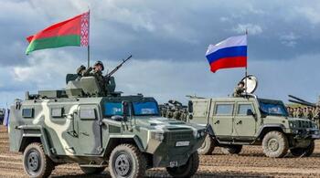 Ofiţeri americani, spectatori la exercițiile militare ruso-belaruse