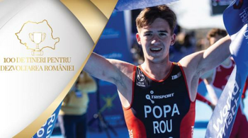 Carol Popa, primul campion european de duatlon al României, se alătură campaniei „100 de tineri pentru dezvoltarea (…)
