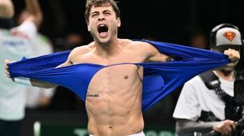 Italia câștigă al treilea an consecutiv Cupa Davis.Cobolli aduce punctul decisiv în finala cu Spania