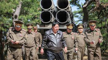 Kim Jong Un, la concursul de tras cu tunul