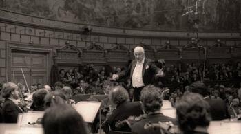 Omagiu dirijorului Sergiu Celibidache la Radio România Muzical