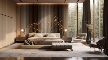 Estetica verticală: Cum să folosești riflajele decorative pentru a crea dormitorul perfect