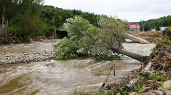 Cod roşu de inundaţii, în judeţul Buzău. Vor fi scurgeri importante pe versanţi şi viituri rapide