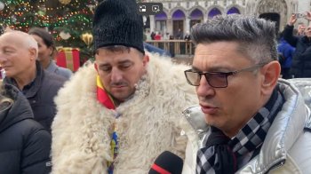 FOTO – Europarlamentarul Luis Lazarus, alături de un grup de ciobani, la Bruxelles: Mâine o să mergem la Parlamentul (…)