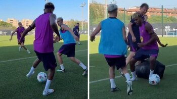 Lamine Yamal a umilit doi colegi cu un singur dribling. Fază spectaculoasă surprinsă la antrenamentul Barcelonei